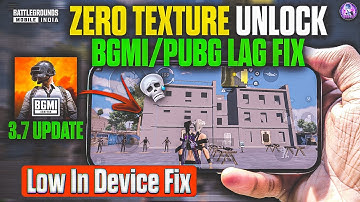 BGMI 3.7 Update Lag Fix Potato Graphic Config 🔥| lag fix Config | Bgmi Lag Fix Low And Device