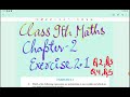 Class9th Maths Chapter 2 Polynomials Exercise 2.1 Q2, Q3, Q4,Q5