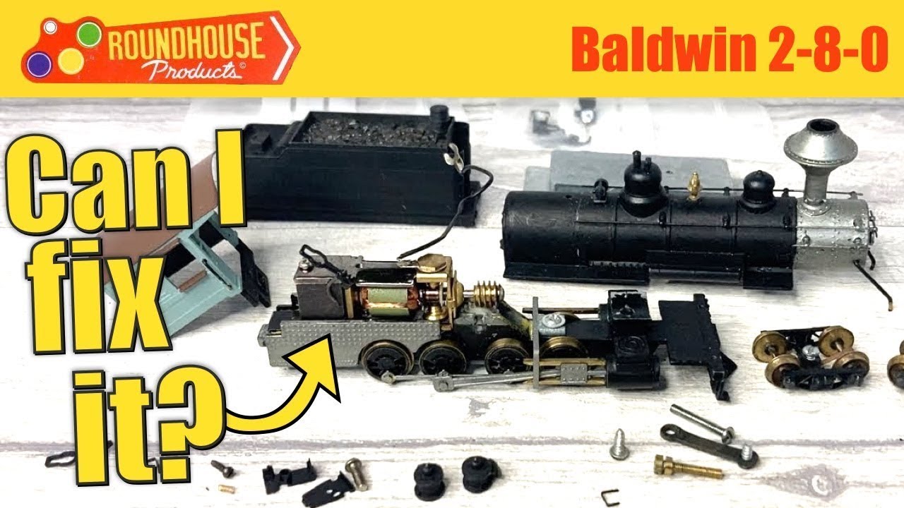 Can I fix this Roundhouse Baldwin 2 8 0 Steam Locomotive Model