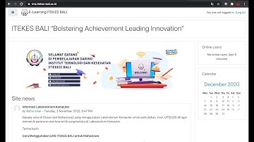 Cara Menggunakan LMS/E-Learning Moodle untuk Administrator dan Pengajar/Dosen