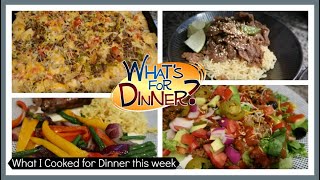 Easy Dinner Ideas: What I Cooked for Dinner this week