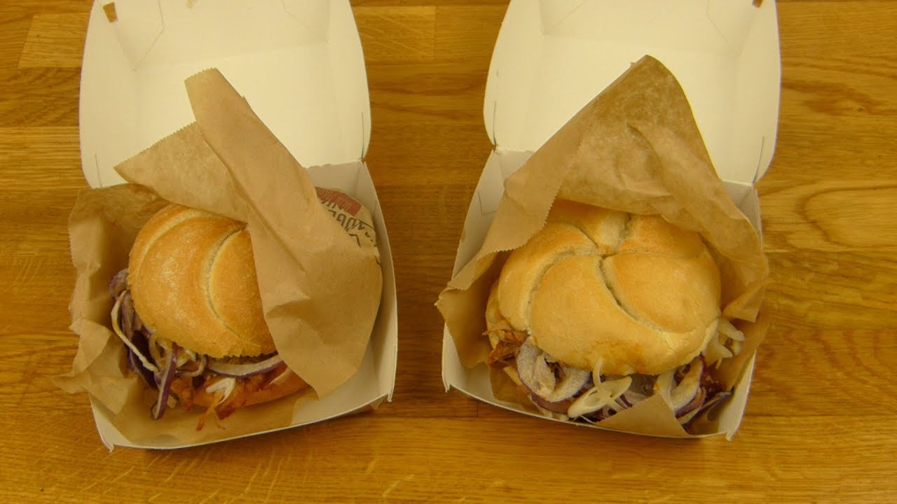Rewe Pulled Pork Sandwich Brotchen Youtube