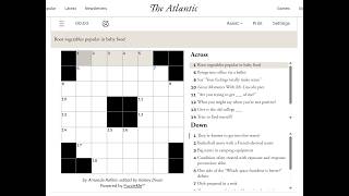 The Atlantic Crossword 23/07/2026
