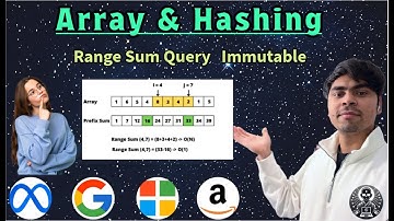 LeetCode 303 | Range Sum Query Immutable | Python Prefix Sum Array | AlgoYogi