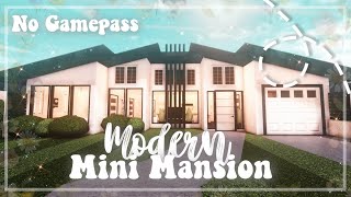 Roblox Bloxburg - No Gamepass Budget Modern Mini Mansion - Minami Oroi