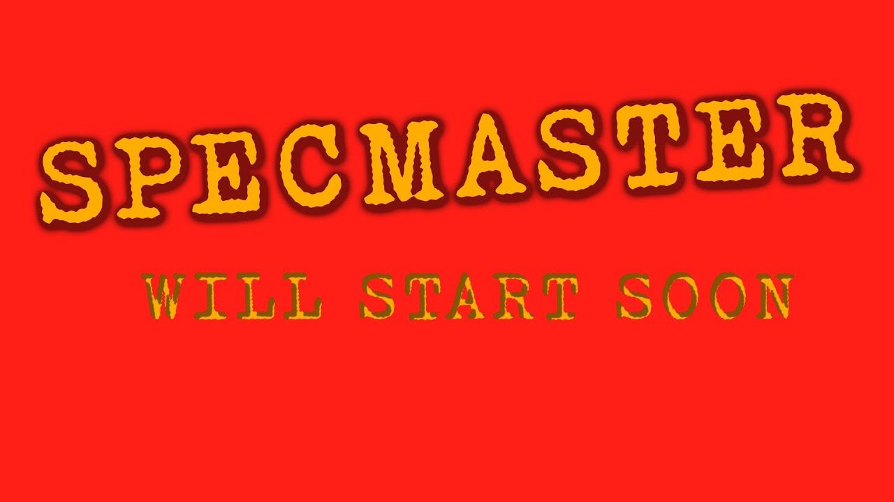 Specmaster - YouTube