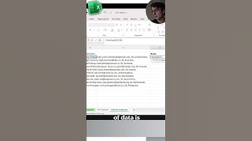 Clean up MESSY data FAST #excel #exceltips #exceltutorial #exceltricks