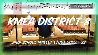 2022-23 KMEA District 8 High School Mallet Etude | Wes Denkins