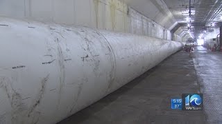 Anita Blanton on placement of final tunnel element