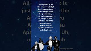 Aha pacha patch Song lyrics #APTsongLyrics #roseandbrunomars #trendingshorts #trendingsongs