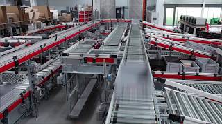 Production and logistics center with milk run system at GEMÜ