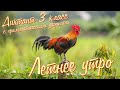 Диктант c грамматическим заданием! 3 класс. Летнее утро #диктант3класс #диктант