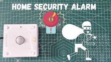 How to Make Home Security Alarm | Wireless Motion Detector Security Alarm