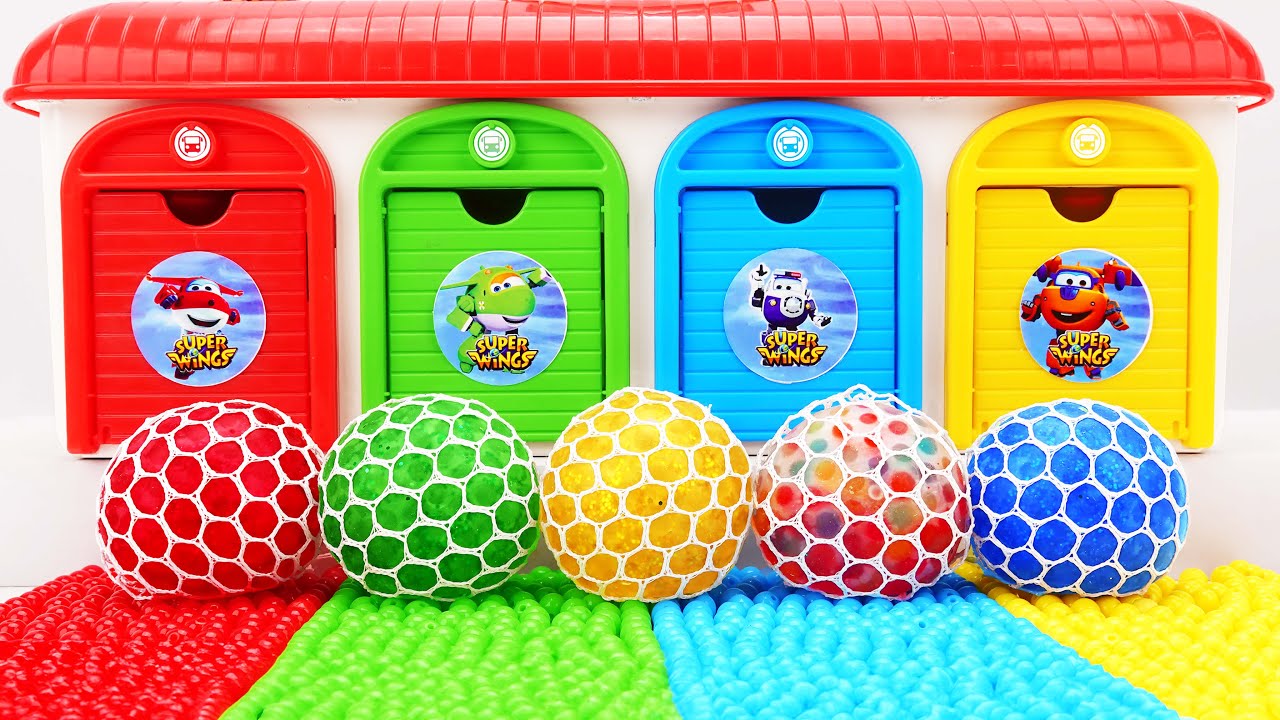 Satisfying Garage ASMR | Making 5 Relaxing Ner Balls Unboxing Magic 4 Color Garage Fun Sounds ASMR