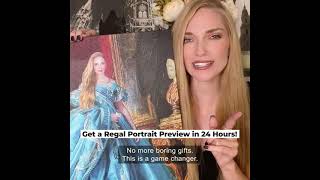Customer Review Queen In Sapphire Custom Royal Portrait By Regal Pawtraits