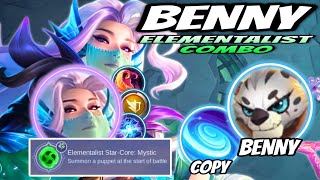 This Combo Is Still In Meta Benny  Elementalist Must Watch Magic Chess Mobile Legends
