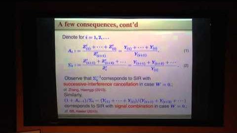 Bartek Blaszczyszyn Talk Part 2