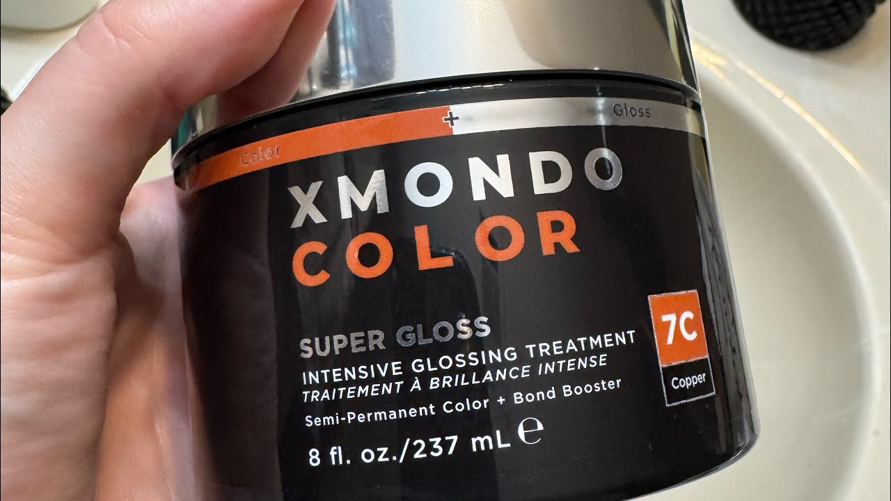 Trying Brad Mondo’s Copper Gloss At Home XMONDO Hair 