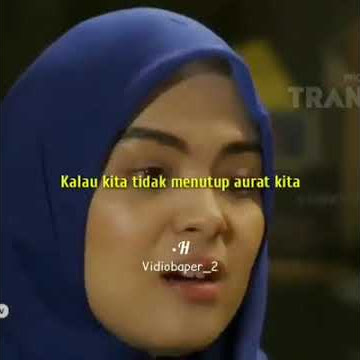 Wanita berhijab menangis