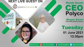 Mandy Naude, CEO of Polyco and the Packa-Ching Operations manager Megan Swart