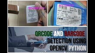 Quick way of QRcode and Barcode Detection in Real Time using openCV  Python.