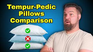Tempur-Pedic Pillows Review - I Tested & Compared All The Tempur-Pedic Pillows!