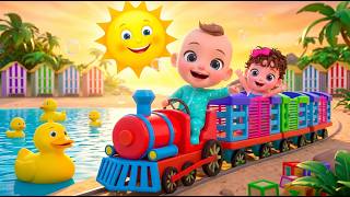 Choo Choo Train Song for Kids | Baby Songs & Nursery Rhymes | Sim Sim Kids