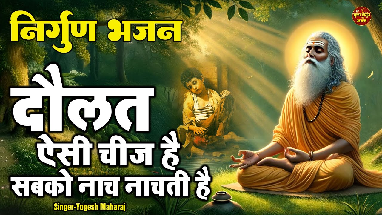 दुनिया का असली सच है इस निर्गुण भजन मे !! दौलत ऐसी चीज है सबको नाच नाचती है !! Yogesh Maharaj Bhajan