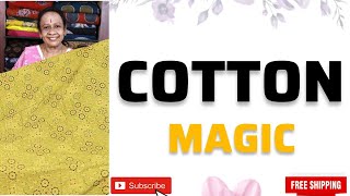 Cotto Special Video Cotton Magic Ajrakh Prints Free Shipping