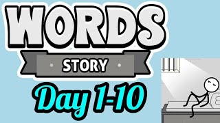 Words Story - Addictive Word Game - Level 1 -10 - Bribe the Guard screenshot 1