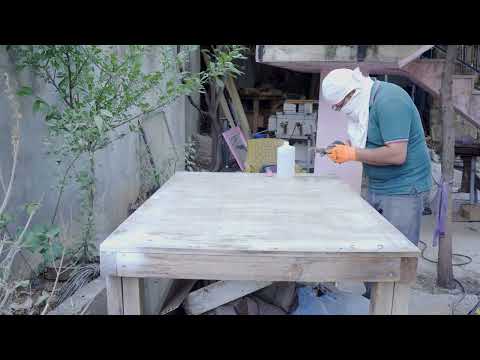 quick table top painting project to protect it from water. fixturing a vise