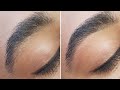 Eyebrow waxing+Plucking | how to wax your eyebrows with hard wax