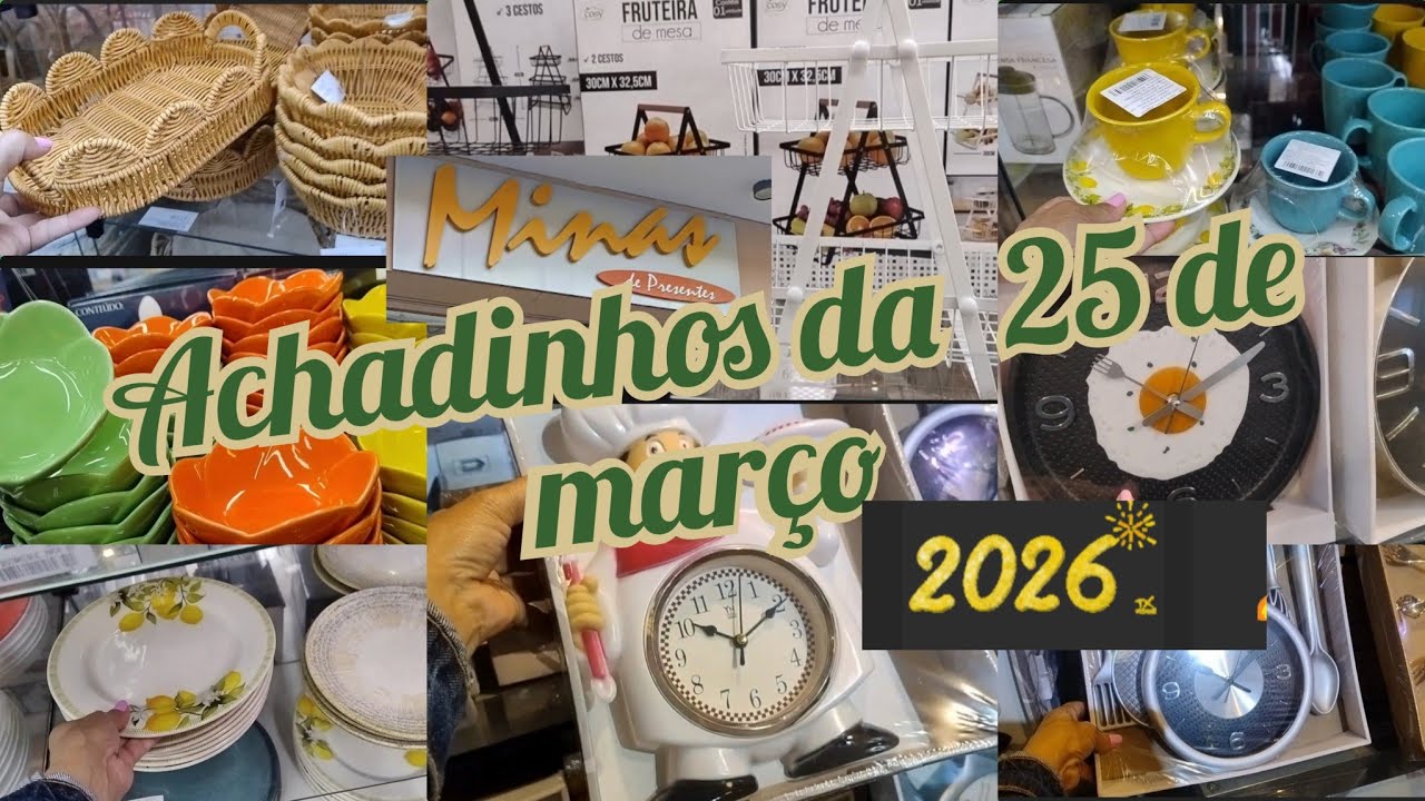 🛍️VOLTEI 2026🎉 VÍDEO NOVO 25 DE MARÇO-CONFERIR... UTILIDADES DOMÉSTICA 
