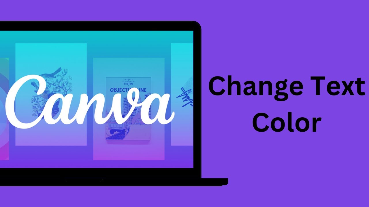 How To Change Text Color In Canva - YouTube