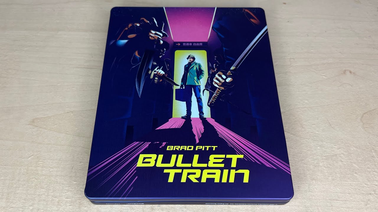Bullet Train - 4K Ultra HD Blu-ray SteelBook Unboxing 