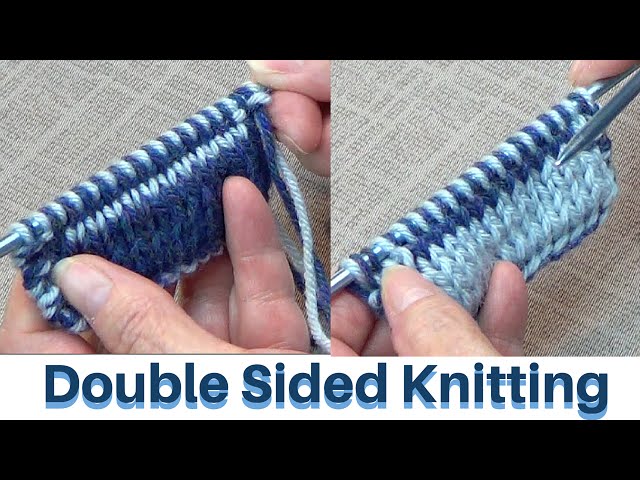 One Color Double Knitting 