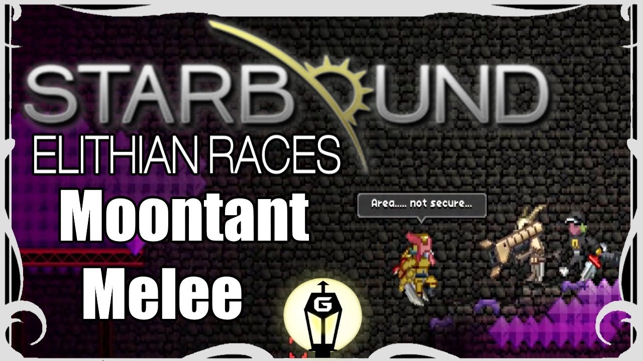 Moontant Melee | Let's Play Starbound 1.3 Elithian Races Mod Ep 22
