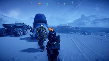 Mass Effect: Andromeda - Fast Travel To Forward Station Gameplay Tutorial Sequence Playstation 4