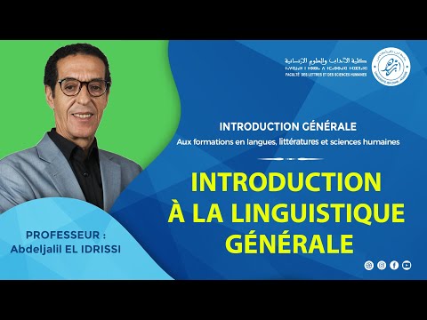 Vidéo: Qui est l'auteur du cours de linguistique générale ?