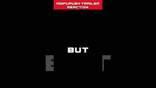 Adipurush trailer Reaction #shortsvideo #adipurush #prabhas