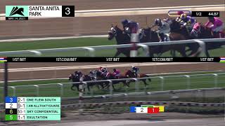 One Flew South wins Race 3 on Friday, May 14, 2021 at Santa Anita Park.