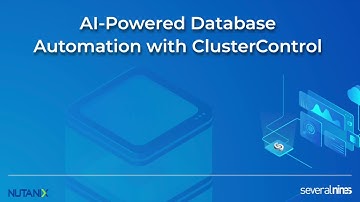 Database Automation and Management on Nutanix with ClusterControl