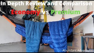 In Depth Hammock Gear Quilt Review  Premium vs Economy and everything you need to know about them!