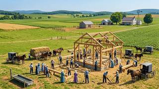 How Amish Families EAT, SLEEP & SURVIVE on MASSIVE Farms With No Electricity or Modern Economy