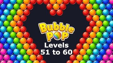 Bubble Pop Puzzle Game Legend Levels 51 to 60 | Bubble Shooter