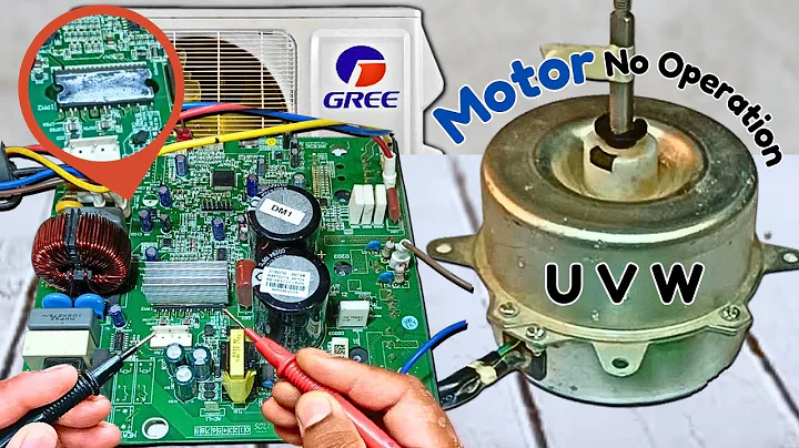 Gree Inverter AC PCB Repair: Fixing the UVW Fan Motor Circuit