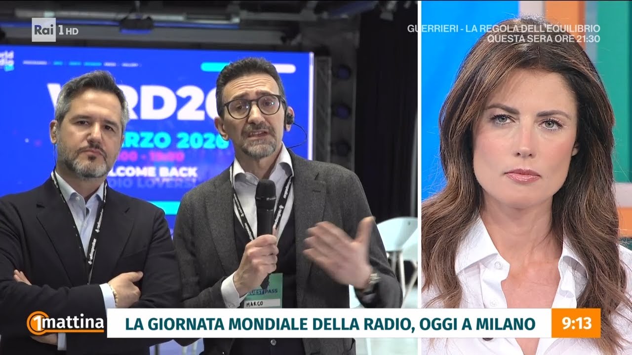 Milano festeggia il World Radio Day - Unomattina 09/03/2026