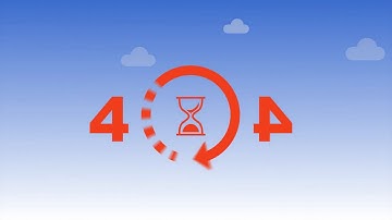 404 Error Page Not Found Screen Animation Flat Style