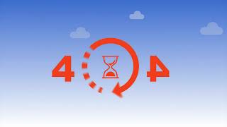 404 Error Page Not Found Screen Animation Flat Style
