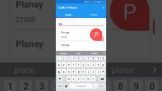 Codes Postaux Français pour Android